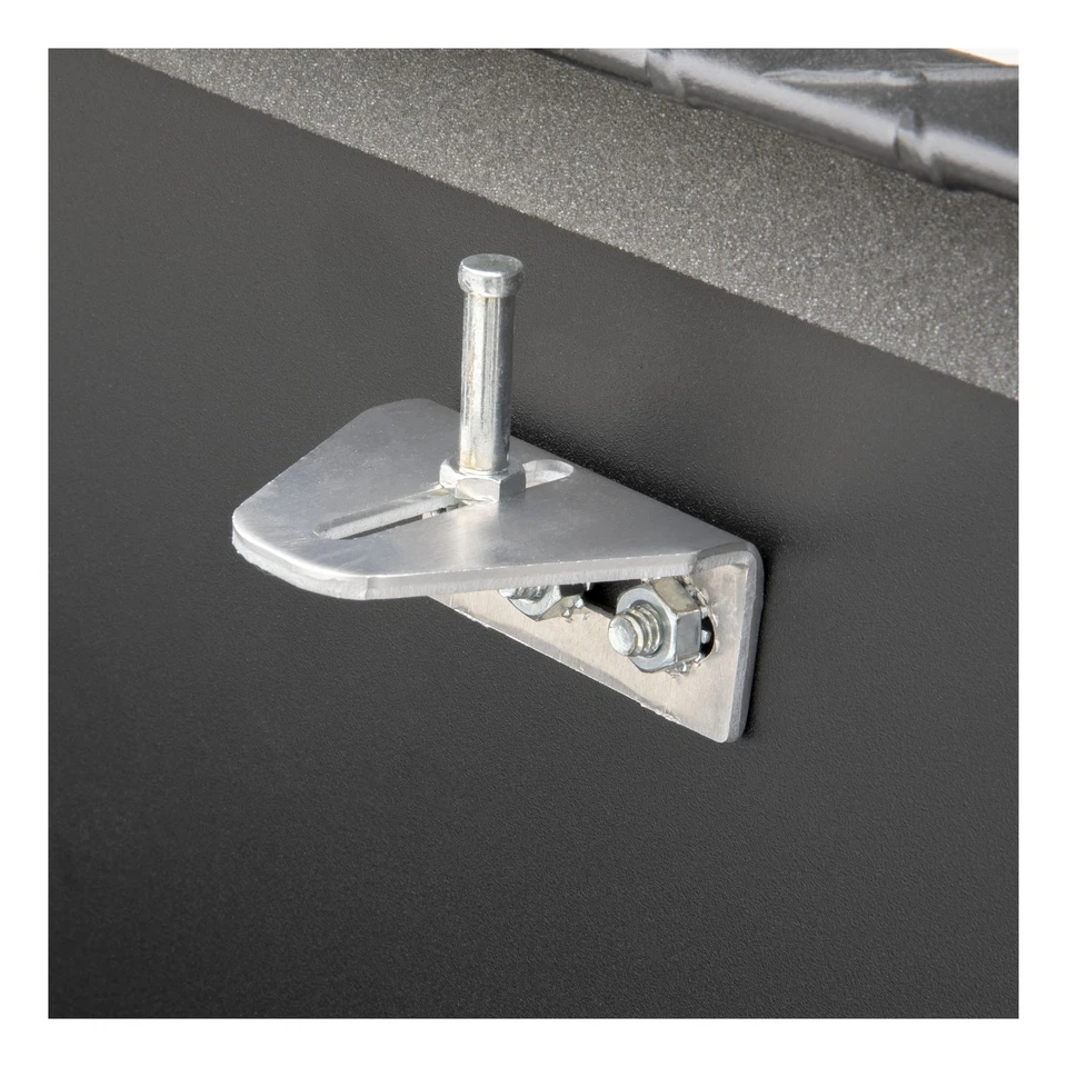 UWS 72" Crossover Truck Tool Box Storage (Heavy Packaging) Matte Black Aluminum Foto 4 de 4