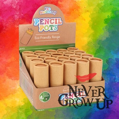 UMWELTFREUNDLICHE Tube Mini Farbstifte mit 12 Farbstiften pro Packung
