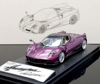 1:43 LCD Models Pagani Huayra Roadster Purple LCD43003PU Modellbau