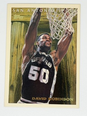 David Robinson 1995-96 Topps #PFG11 Pan for Gold San Antonio Spurs