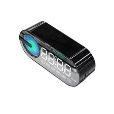 Digital Alarm Clock Bluetooth Speaker USB Rechargeable Radio Multipurpose UK