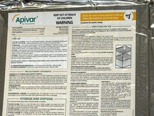 Apivar 60 Strips for the in-hive control of Varroa mites