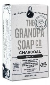 Мыло с углем Grandpa Soap Company 4.25 кусковое мыло