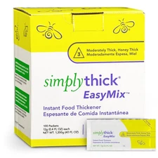 SimplyThick EasyMix | 100 Count of 12g Individual Packets | Gel Thickener for...