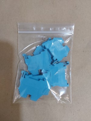 Lot of 6 Klemsan AVK4 Terminal Blocks, 750V 32A, 600V 30A AWG 26-10