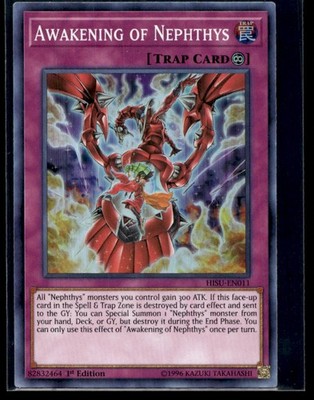 Awakening of Nephthys Hidden Summoners HISU-EN011 MP YuGiOh TCG | Buy 3 Get 5 Fr