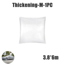 Clear Plastic Temporary Universal  Disposable Car Cover Rain Dust Garage Cover