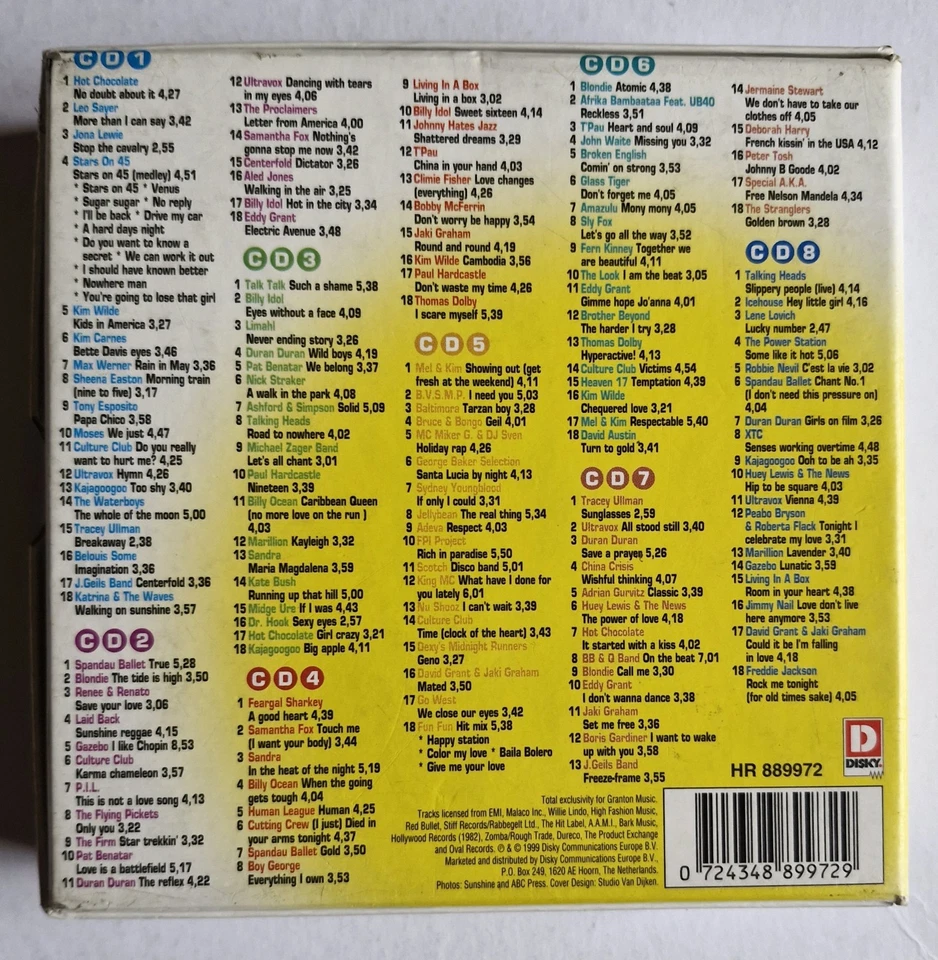 Greatest Hits Of The 80's - 8 × CD Box Set - Image 2 of 4