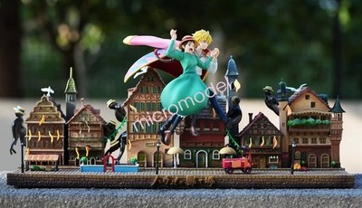 OPM Studios Howl's Moving Castle Sophie And Howl Aerial Stroll GK Model Statue