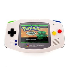 Nintendo Game Boy Advance Custom Super Famicom Shell IPS V2 Backlit Glass Lens