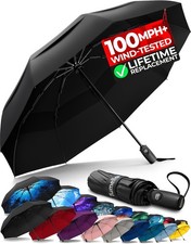 Strongest Windproof Travel Umbrella Compact, 100MPH WindTested