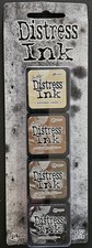Kit 3 Ranger Tim Holtz Distress Ink Mini Pads 4 pc Set TDPK40330 789541040330