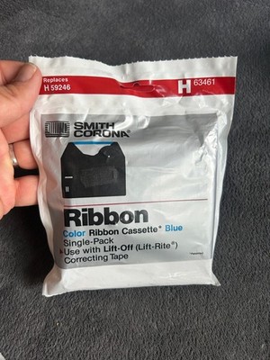 Smith Corona H63461 Original blaue Farbbandkassette (neu & unbenutzt) kostenloser Versand + Verpackung