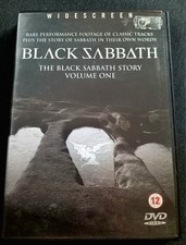 BLACK SABATH. THE BLACK SABATH STORY VOLUME ONE DVD, used But Perfect Condition