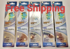 Lot 9x Oral-B Floss Action TRIUMPH Replacement Electric Toothbrush Heads 3 Pack