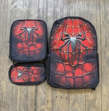 Spider-Man 3pc kids Backpack set New