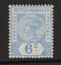 British Honduras 1891-1901 6c Ultramarine SG 56 Mint. (R2377)