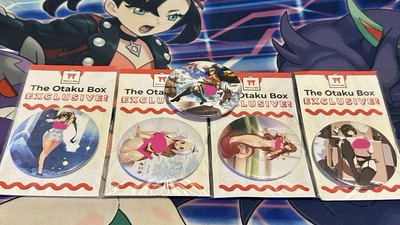 A lot of 5 Oatku box anime waifu pins