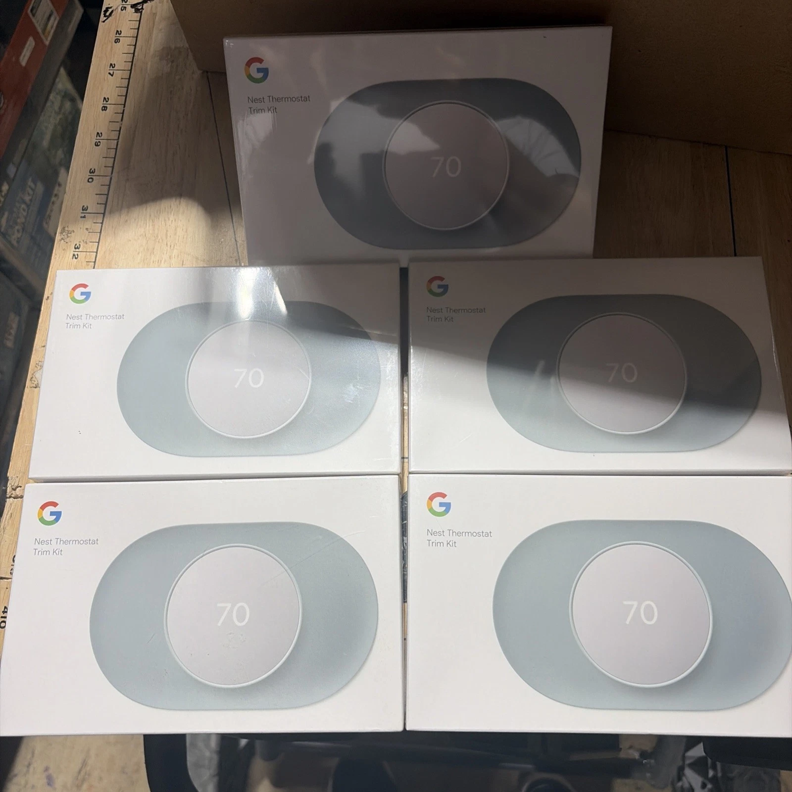 Google Nest Thermostat Trim Kit - Deep Fog GZZN7 GA02087-US *Sealed* LOT X 5