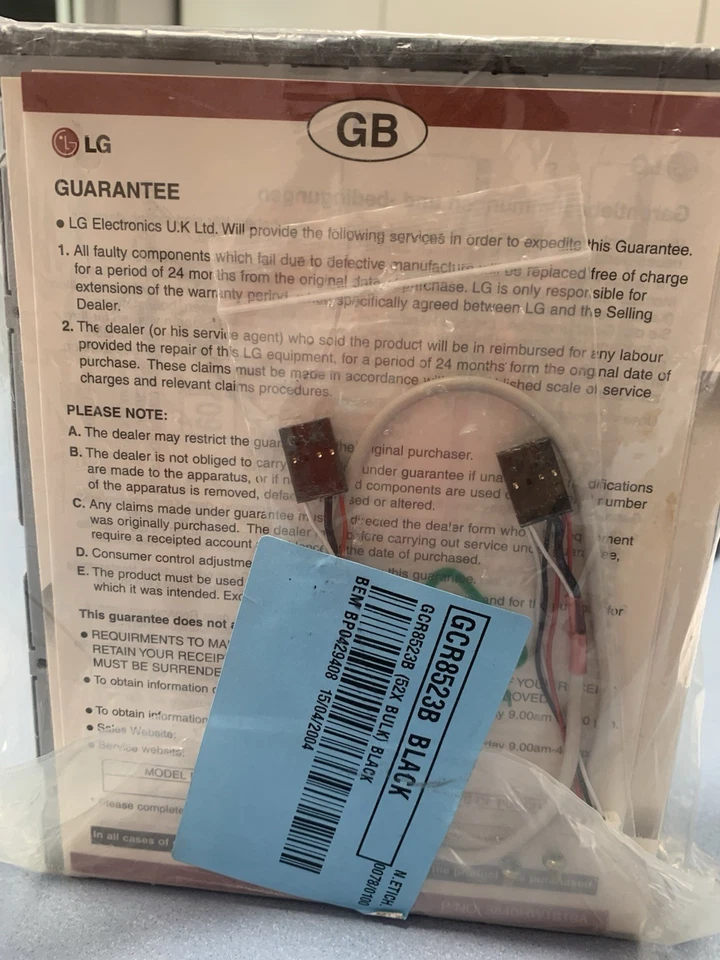 LG GCR-8523B Drive IDE - Master 52x CD-CD/ROM-RW - Front Nero - Immagine 4 di 4