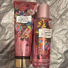 Victoria's Secret Jasmine Dream Body Mist 250ml Jasmine Musk and 236 mL Lotion