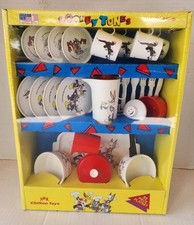 NEW Vintage 1995 Looney Tunes 33 Piece Mini Kids Playset Dish Set Chilton Toys