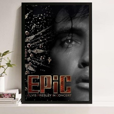 Elvis Movie Poster Baz Luhrmann Elvis Presley Epic Concert Wall Art 24x36