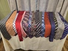 "Lot of 17" Men's Neck Ties-Multiple Colors-Multiple Prints-Multiple Brands