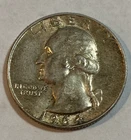 1964-D United States Washington Quarter some tone
