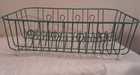 Vtg 40s/50s Rubberized Coated Wire Dish Drainer Rack w/Feet Art Deco Green 17.5" — photo 2