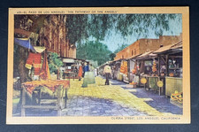 POSTCARD - El Paso de Los Angeles, Olvera Street, Los Angeles - Colortone