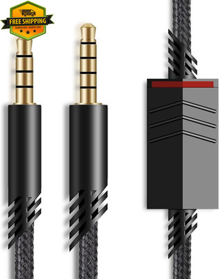 Gaming Headset Inline Mute Cable 3.5mm Aux Replacement