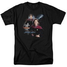 Star Trek Voyager Captain Janeway Licensed Adult T-Shirt
