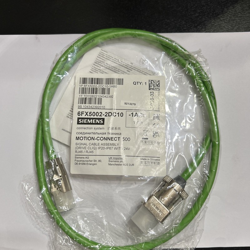 Siemens Motion-Connect 500 Signal Cable 6FX5002-2DC10-1AB0 New