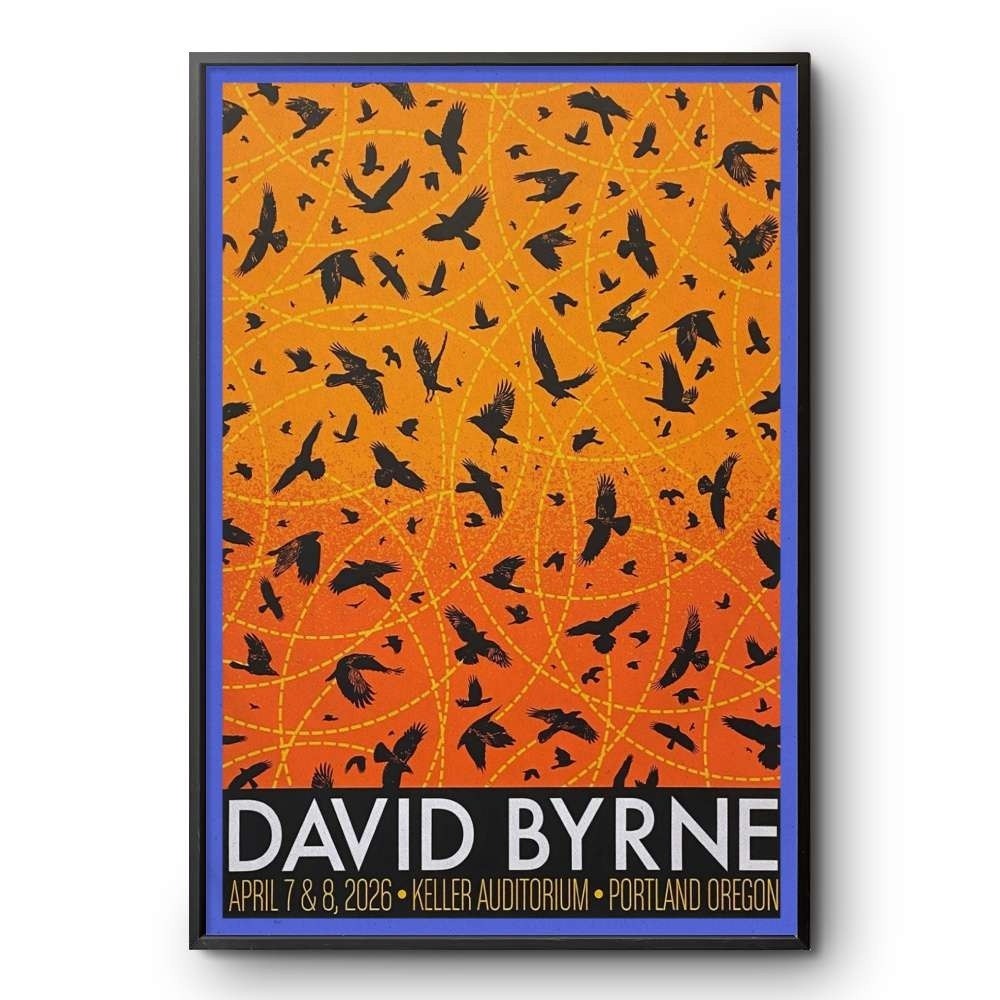 David Byrne「イレ・アイエ（生命の家）」LD 未開封 David Byrne Apr 7-8 2026 Poster Portland, OR | eBay