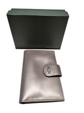 Longchamp Satin Finish Leather Wallet with Box