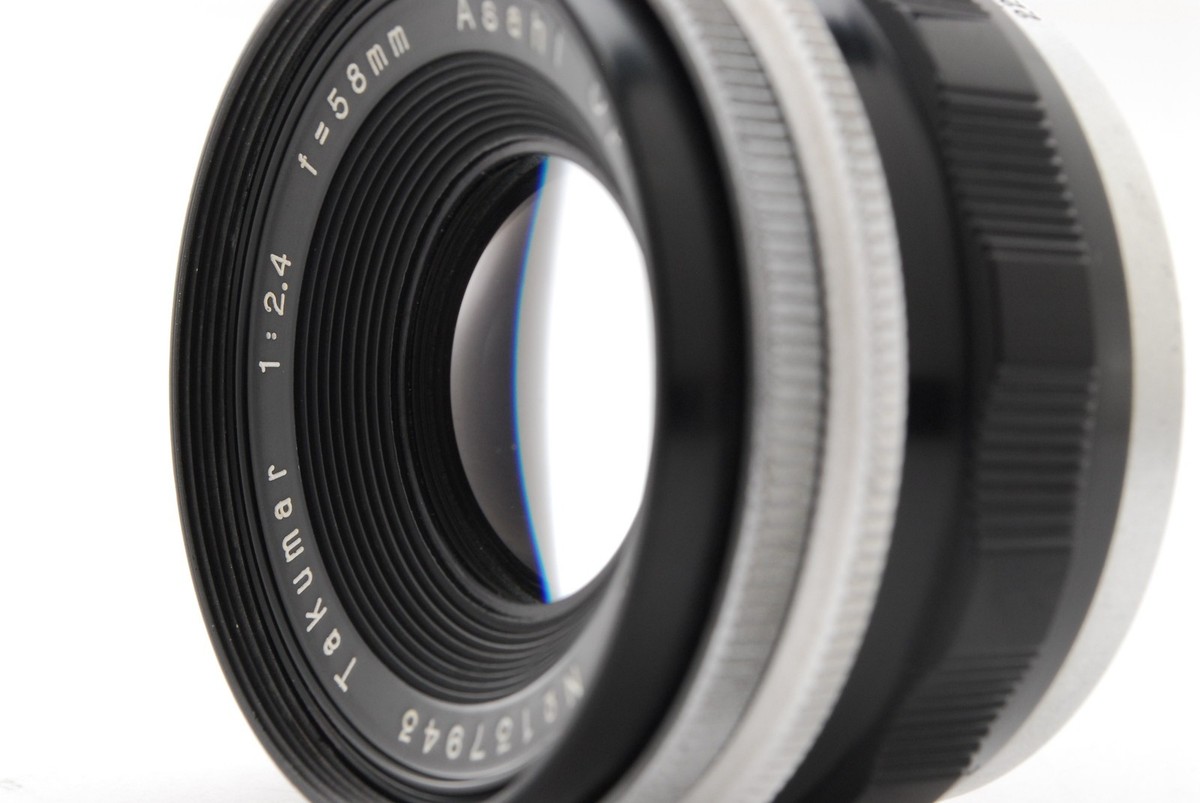 Super Rare!! [Top MINT] Asahi Pentax Takumar 58mm F2.4 MF Lens for