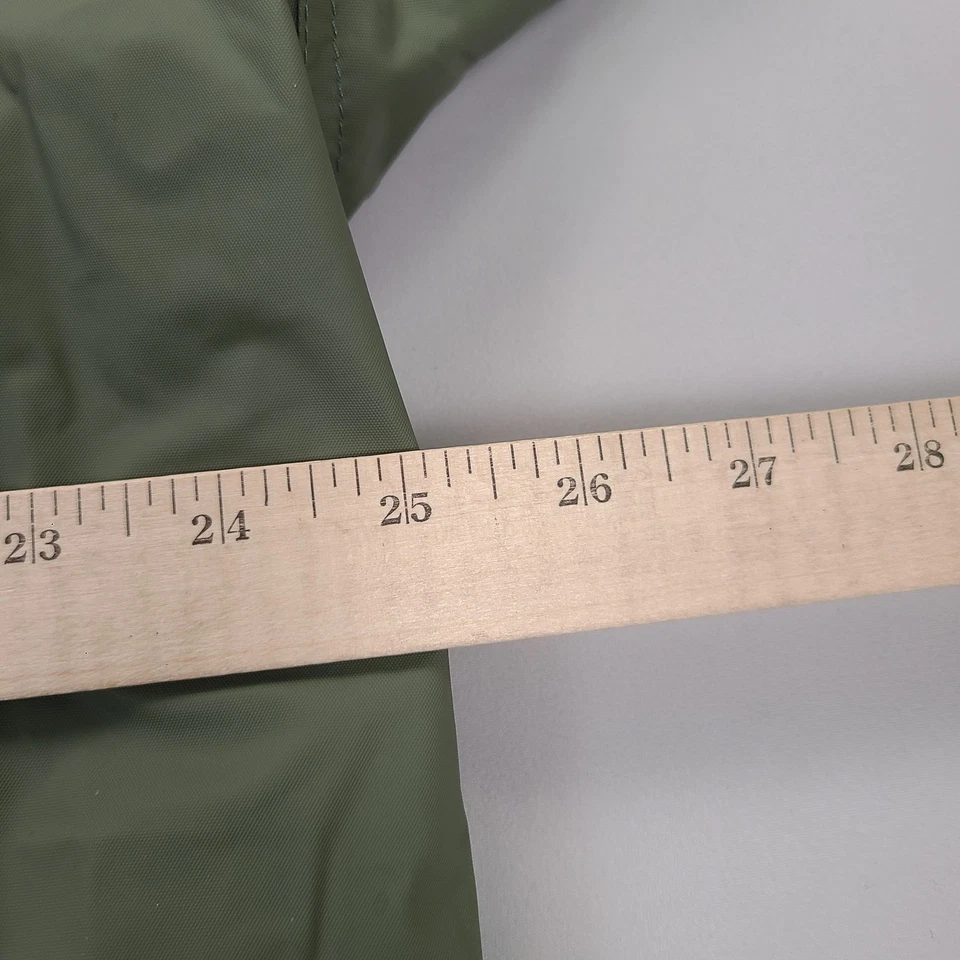 Northwest Territory 夹克女式大号绿色连帽雨衣格子衬里风衣 — 第 4/4 张图片