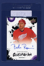2025-26 UD Bob Rouse Detroit Red Wings Centennial Octopus Ink Auto *K1087