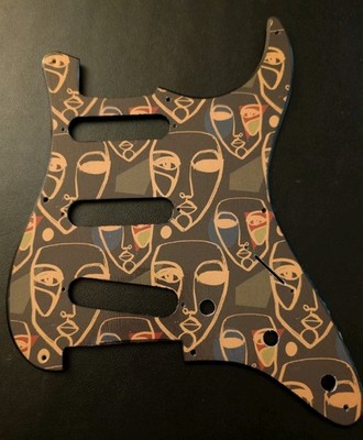 US Fender Stratocaster Strat Guitar Pickguard Custom Design 8 Hole SSS Lacquer 