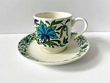 Vintage Midwinter "Spanish Garden" by Jessie Tait - 1x Small Cup & Saucer (C)