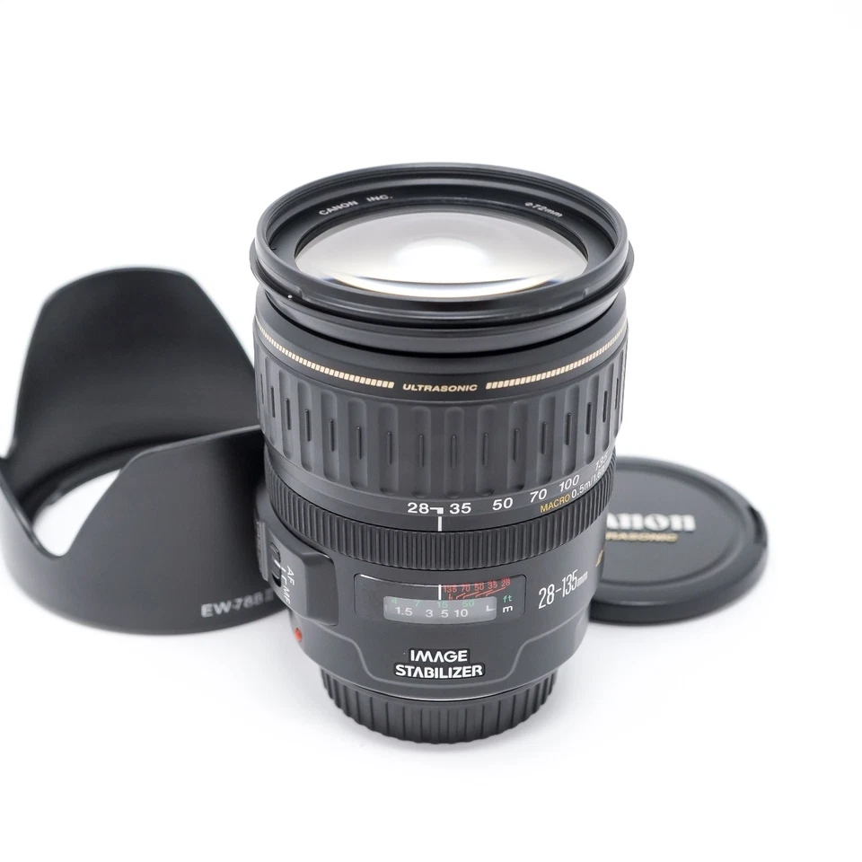 Canon EF 28-135mm f/3.5-5.6 IS USM Zoom Lens - Great Condition - Image 1 of 4
