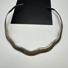 Sterling Silver MEXICO TAXCO TR - 70 Wavy Collar Choker Necklace 35.4g