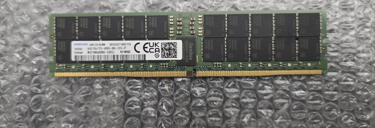 Samsung 64GB (1x64GB) DDR5 4800Mhz PC5-38400 RDIMM Memory