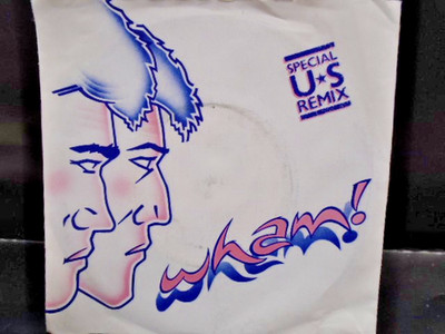 WHAM! '' WHAM RAP '' SPECIAL U.S REMIX  EX+ COND. IN PIC SL.