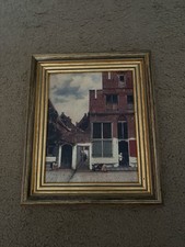 Oleograph Reproduction Of Johannes Vermeer 1632-1675 The Little Street
