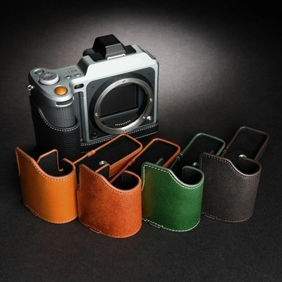 Real Leather Camera Half Case Bag Covers Suitable For Hasselblad X1D X1D II 50C