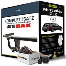 Anhängerkupplung starr für Mercedes-Benz GLK X204 +E-Satz 13p ABE Anhängerkupplung starr für Mercedes-Benz GLK X204 +E-Satz 13p ABE