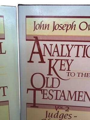 Analytical Key To The Old Testament John Joseph Owens Vol 1-4 Set