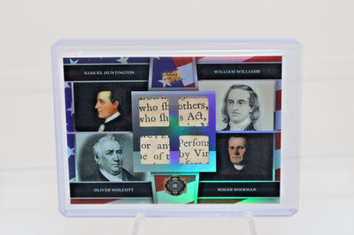 2025 POTP 1776 Freedom Fighters Sherman,Wolcott,Huntington,Williams Flag Var.